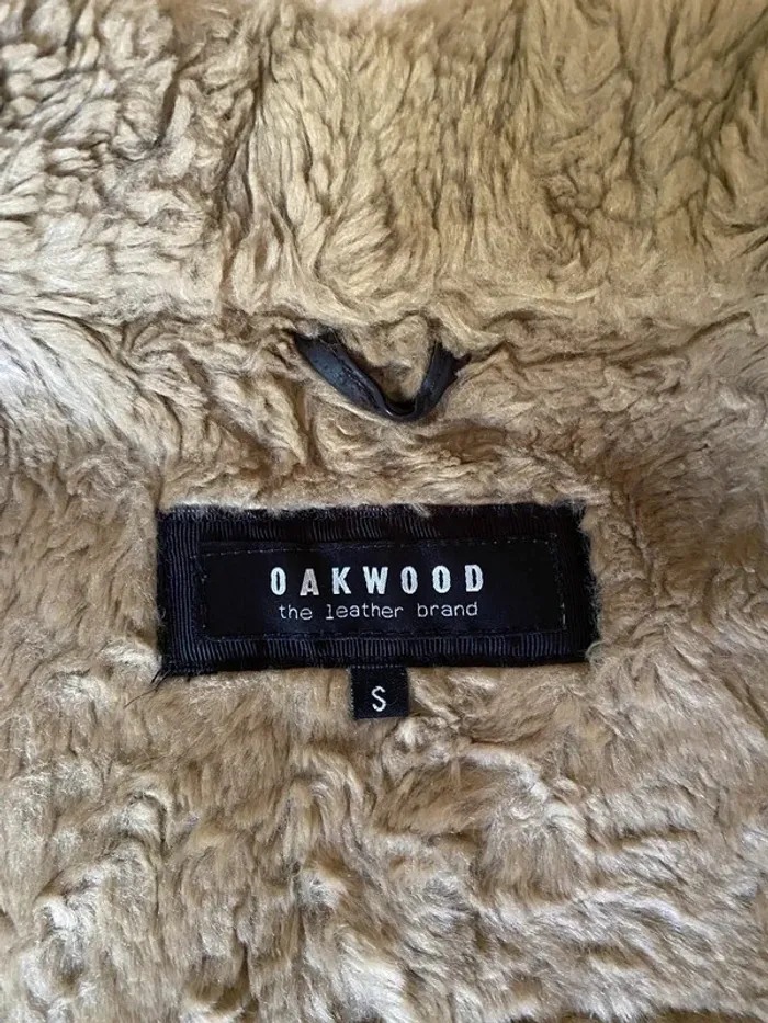 Veste cuir sans manches Oakwood - photo numéro 6