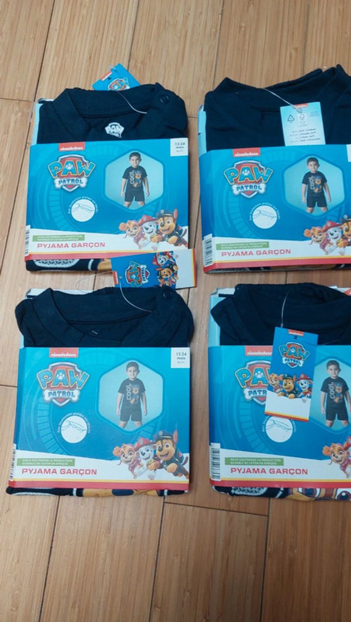 Lot de 4 pyjamas short