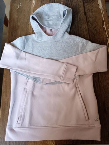 Sweat rose et gris