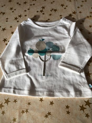 T shirt manches longues fille 6 mois obaibi
