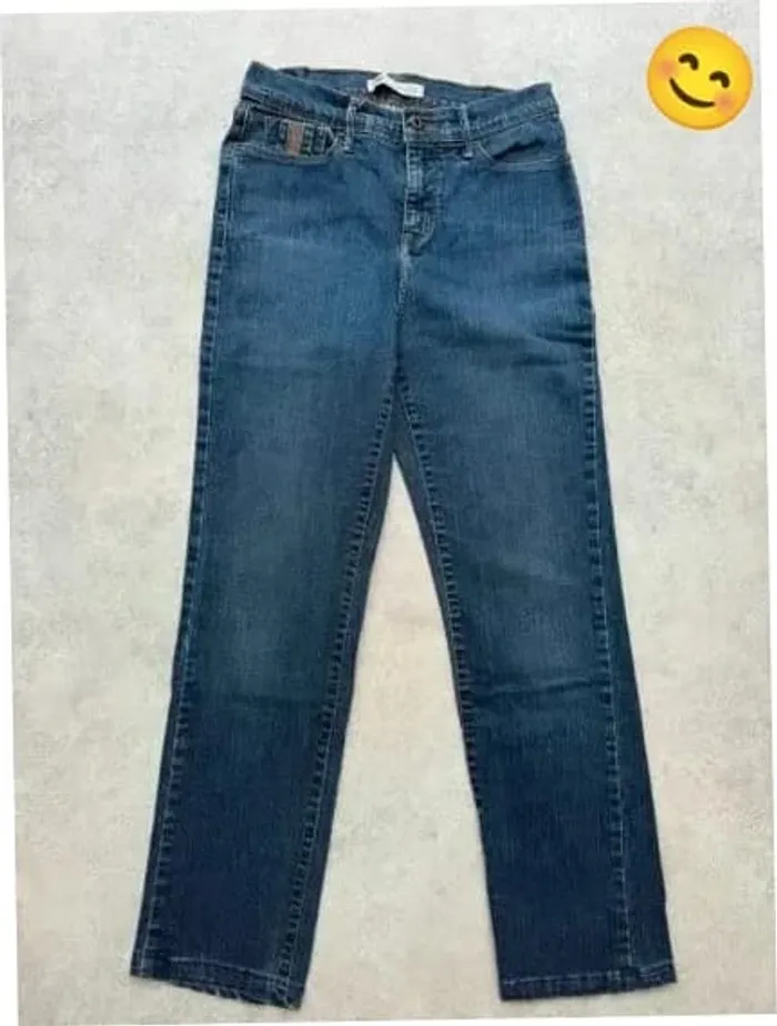 Jeans Levi's 512 W29 FR38 L32 coupe droite bleu marine Femme Women pan520b - photo numéro 2