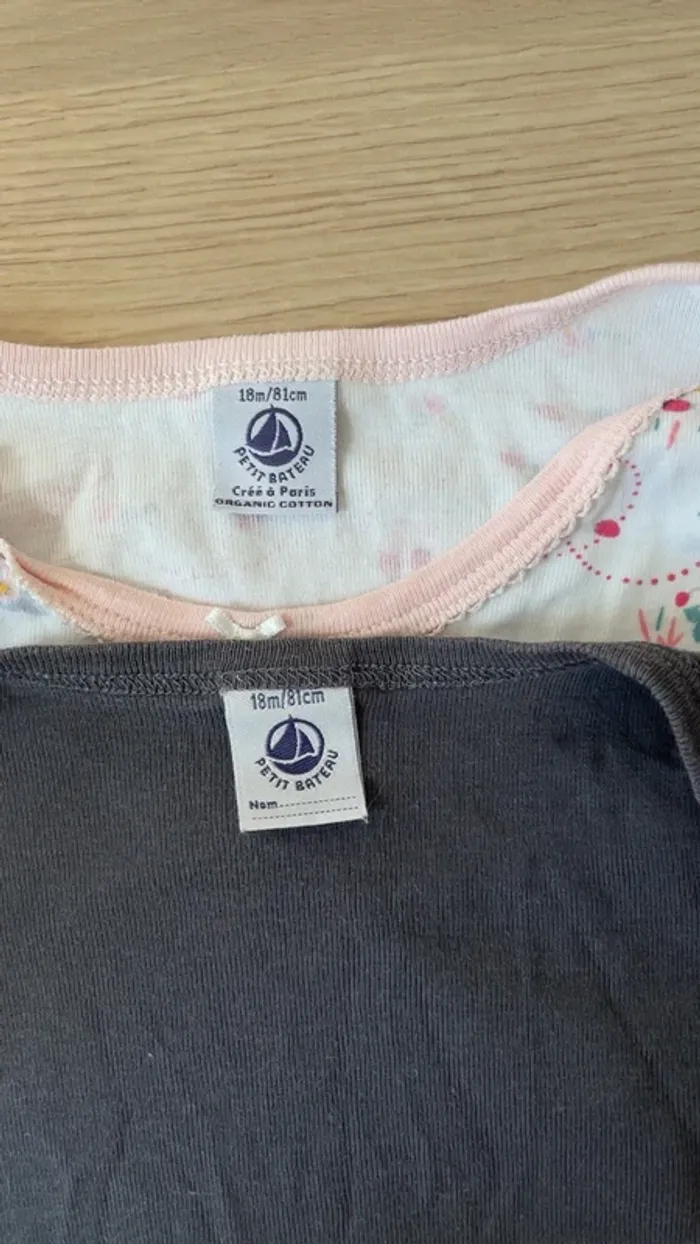 Lot de 2 pyjamas Petit Bateau 18 mois - photo numéro 5