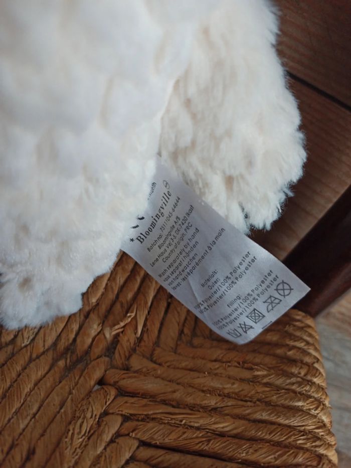 peluche lapin bloomingville tbe - photo numéro 2