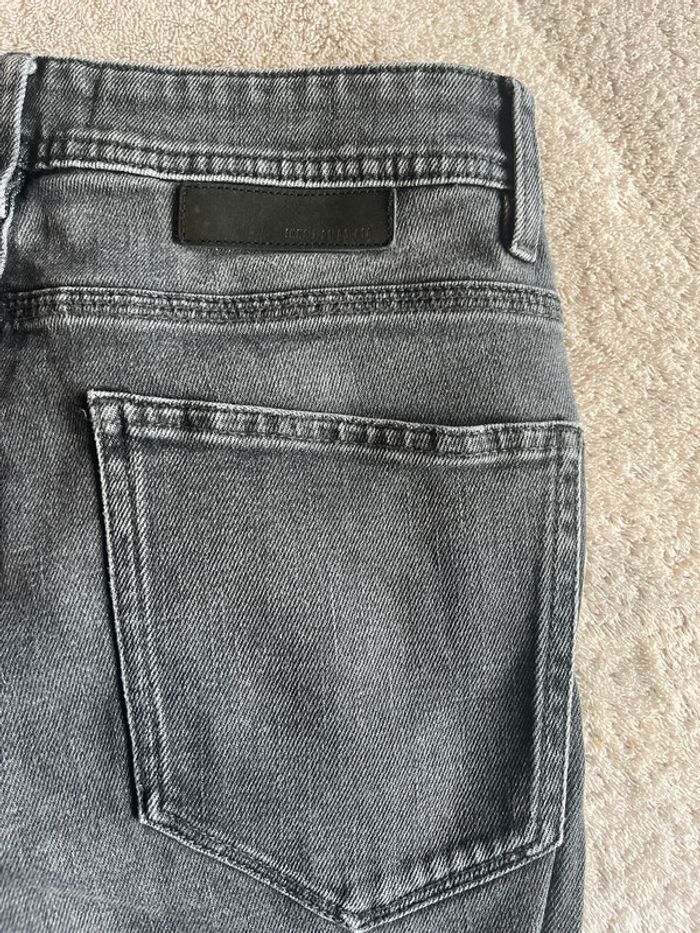 Jean skinny gris IKKS Men – taille 28 – avec poches et anneaux ceinture - photo numéro 6