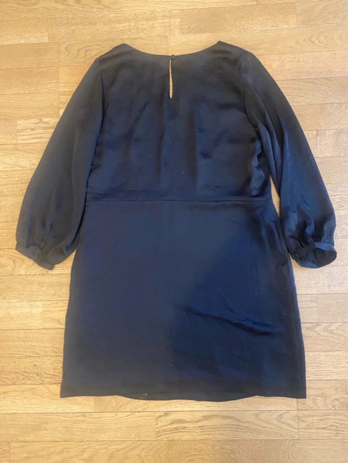 Robe satinée noire manches longues H&M Concious - photo numéro 6