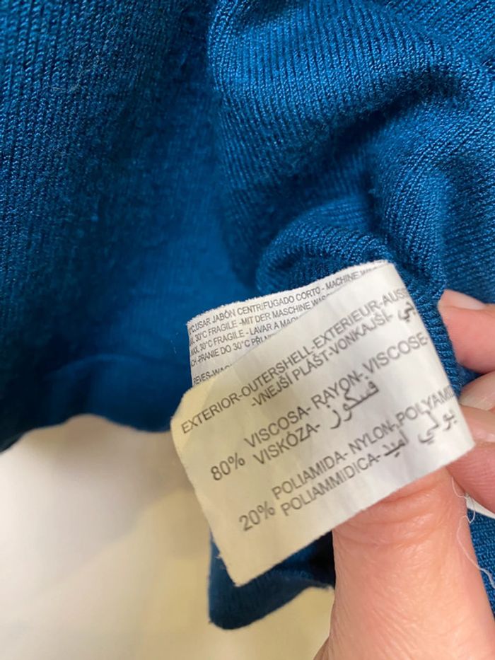 Joli haut bleu canard Punt Roma taille 40 - photo numéro 4