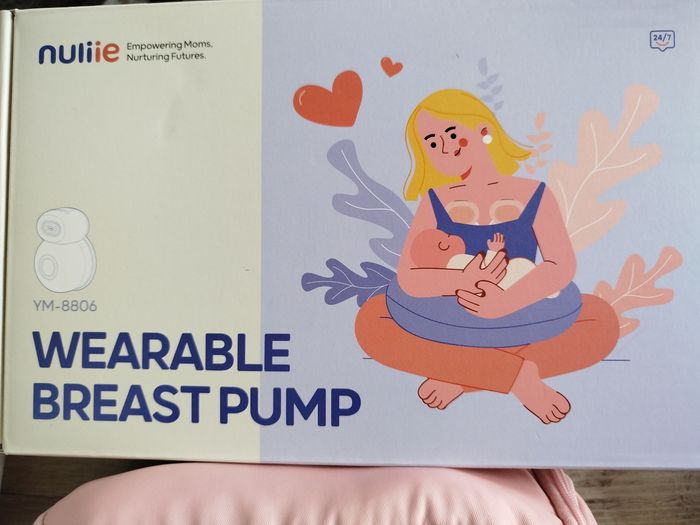 Nuliie Tire Lait Electrique Main Libre avec Sac de Rangement Portable