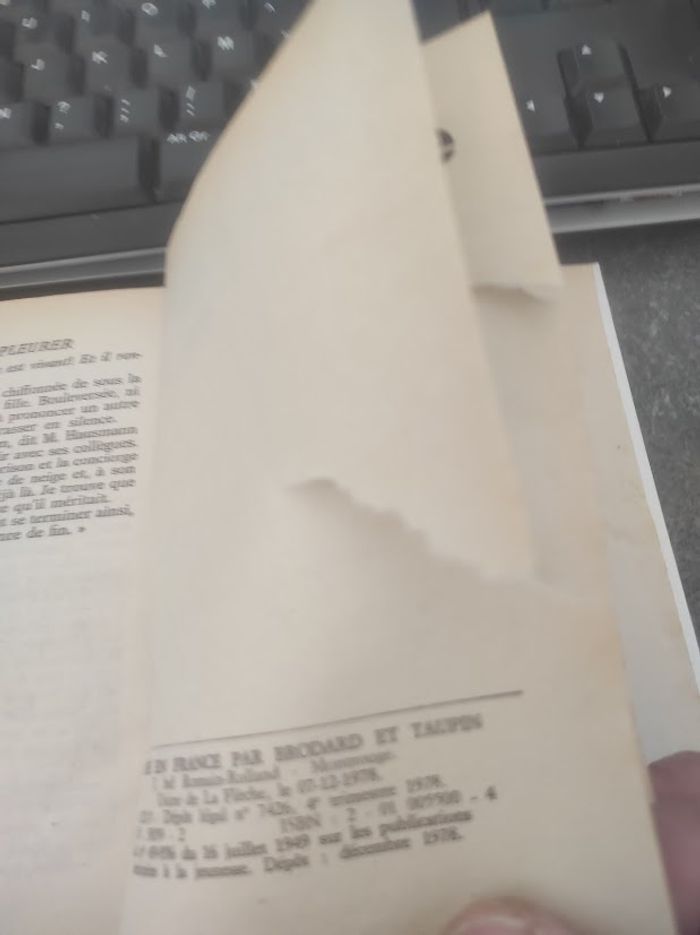 Défense de pleurer J.M. Simmel Bibliothèque Verte cartonnée 1978 - photo numéro 5