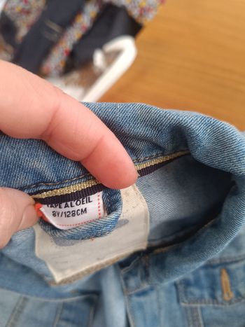 Veste en jean tape a l'oeil