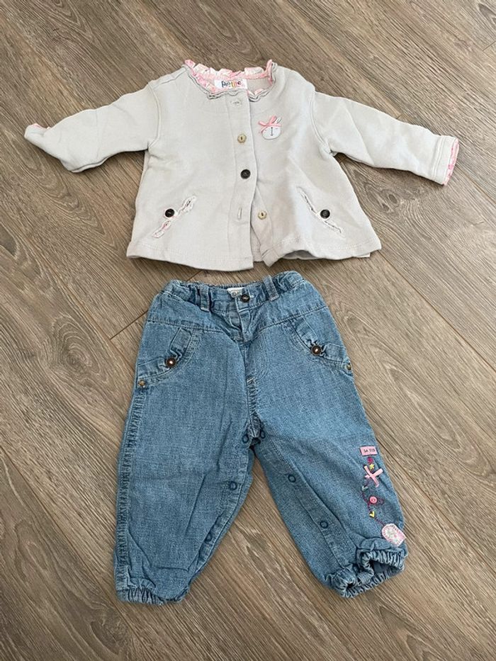 Ensemble jean + gilet
