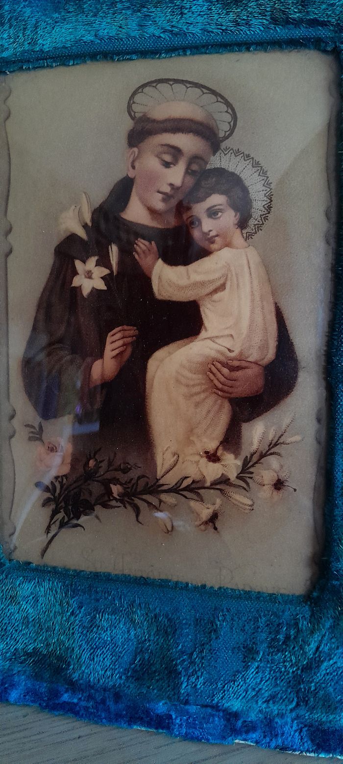 décoration pieuse et vintage Saint Antoine de Padoue - photo numéro 2