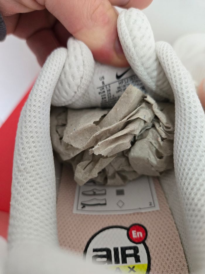 Nike air max nuaxis taille 39 neuves blanc rose - photo numéro 6