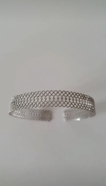 Bracelet argenté souple
