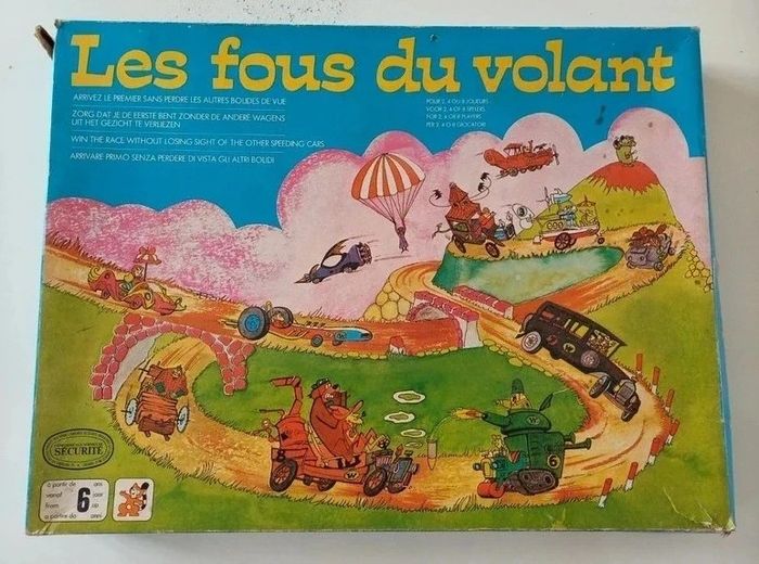 Jeu de société Vintage - Les fous du volant Satanas et diabolo - Mako