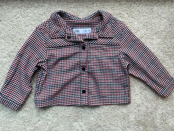 Veste courte vichy Zara 🌻