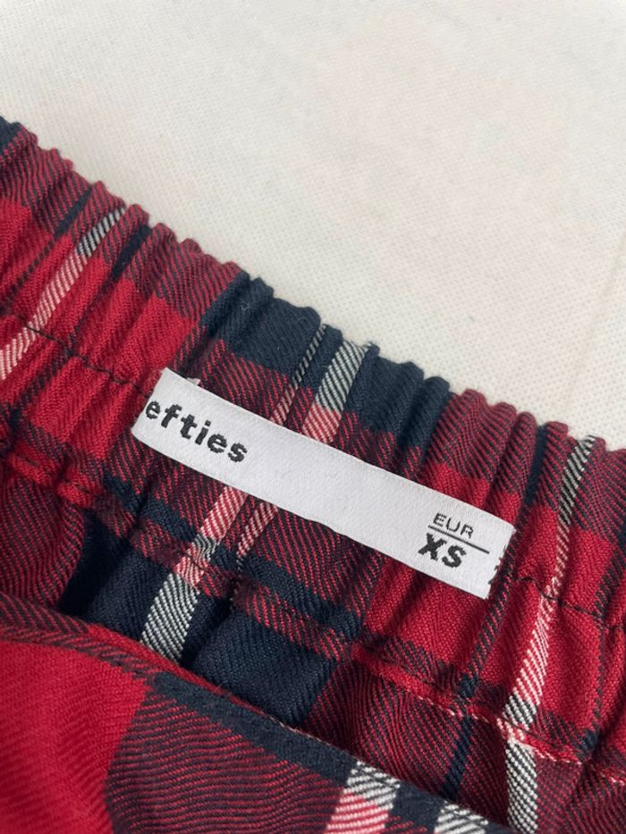 Jupe courte plissée motif écossais Lefties XS - photo numéro 3