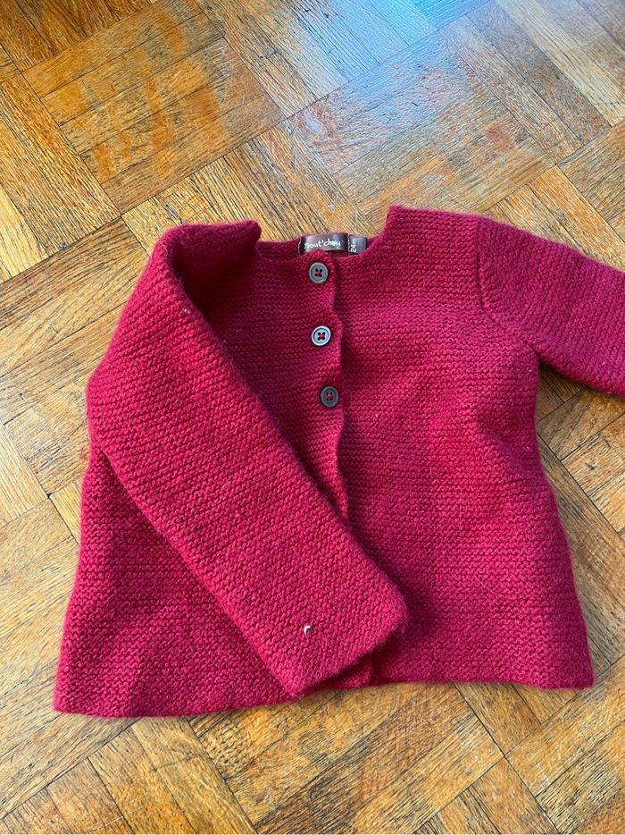 Gilet rouge 24 mois - photo numéro 3