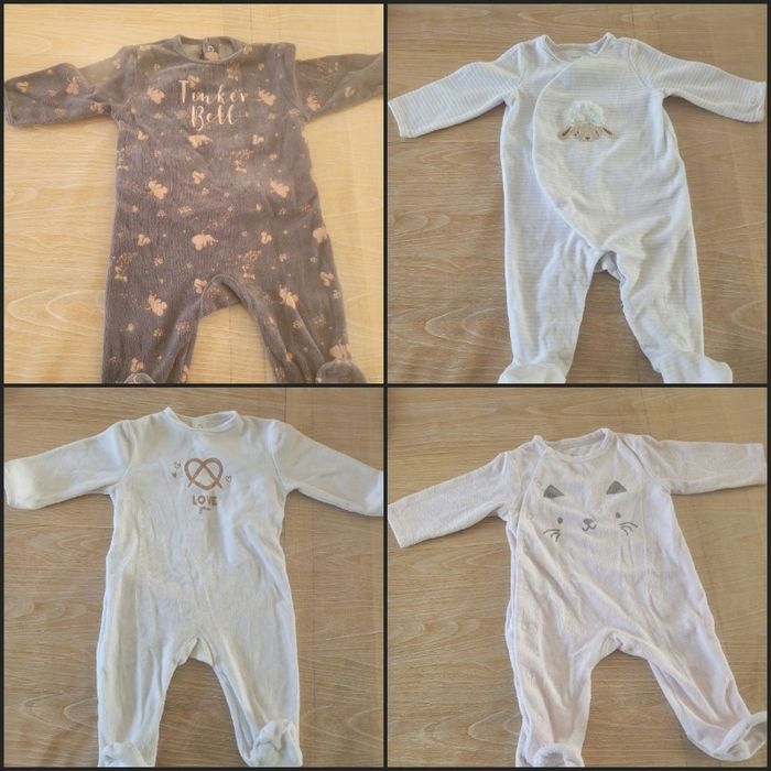 4 pyjamas peuvent être vendus séparément