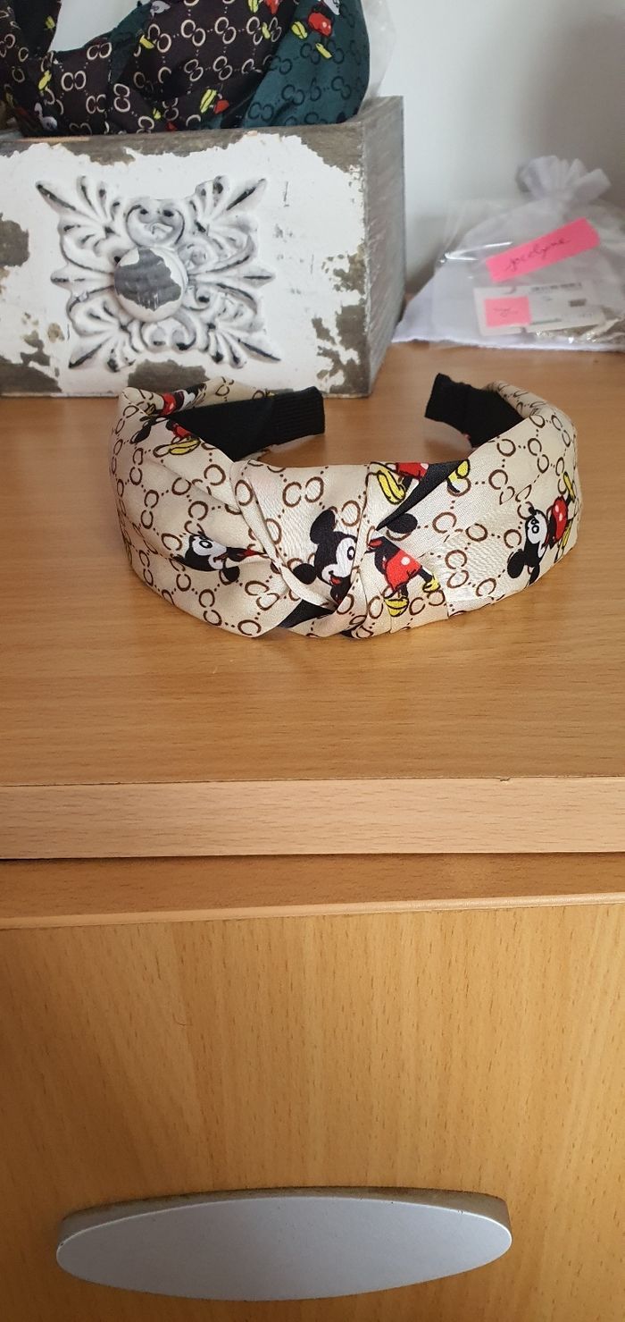 Serre Tête Mickey style foulards - photo numéro 8