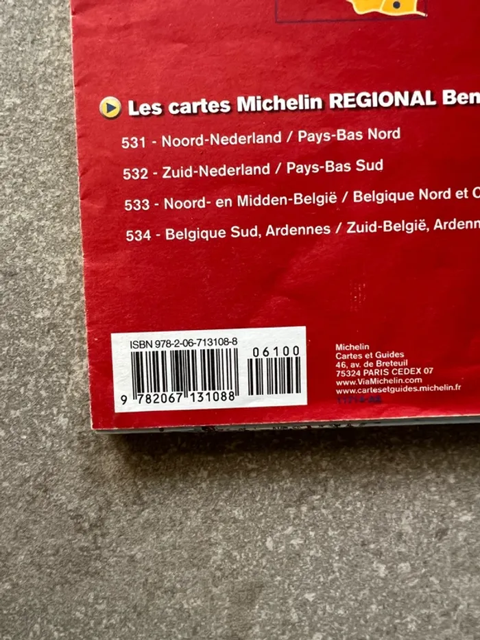 Carte routière Belgique Michelin - photo numéro 5