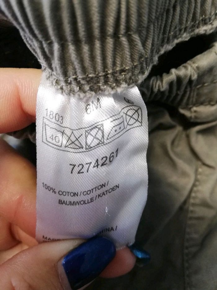 Pantalon 6 mois kaki - photo numéro 2