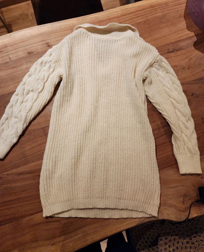 Robe pull beige - photo numéro 3