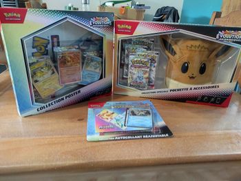 Coffrets  pokemon 8.5 ,4.5 et une carte gradée givrali vstarPCA  9.5