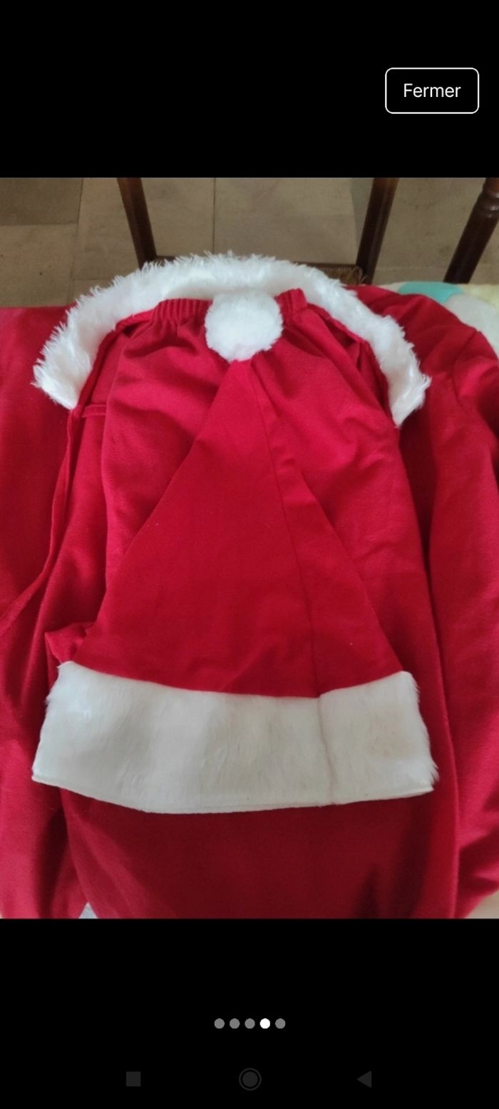 Costume père noël h22 - photo numéro 4