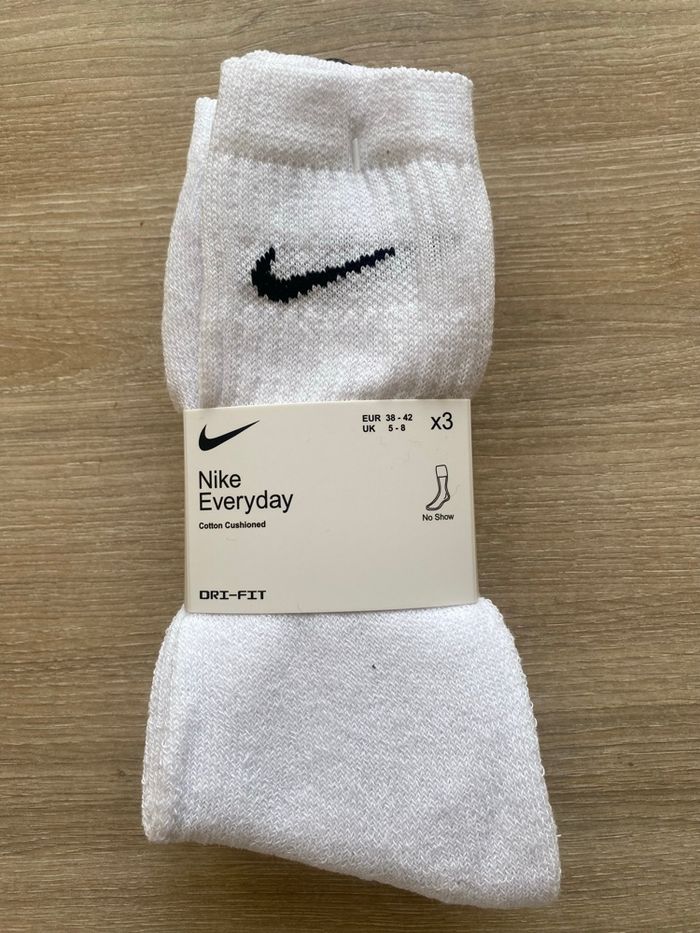Chaussettes, Nike, blanc, neuf - photo numéro 2