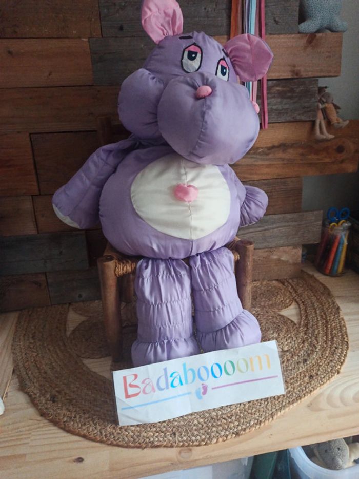 Peluche jumbo love puffalump hippopotame tbe - photo numéro 5