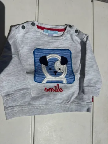 Pull obaibi taille 6 mois 68 cm