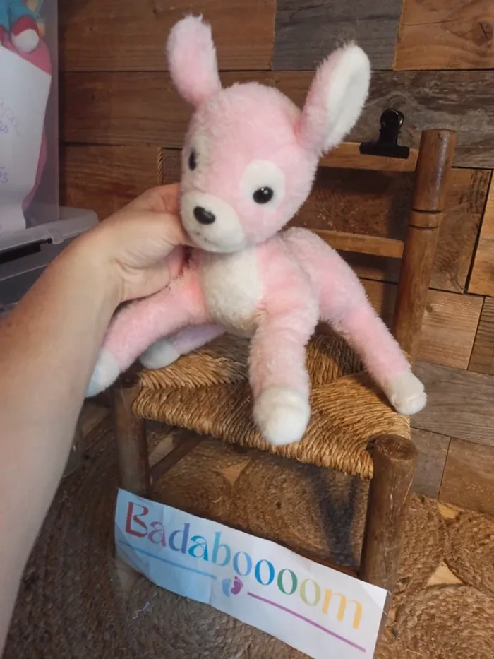 Peluche faon Nounours vintage tbe - photo numéro 5