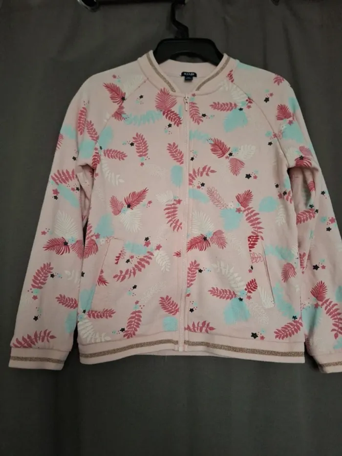 Gilet zippé 10 ans
