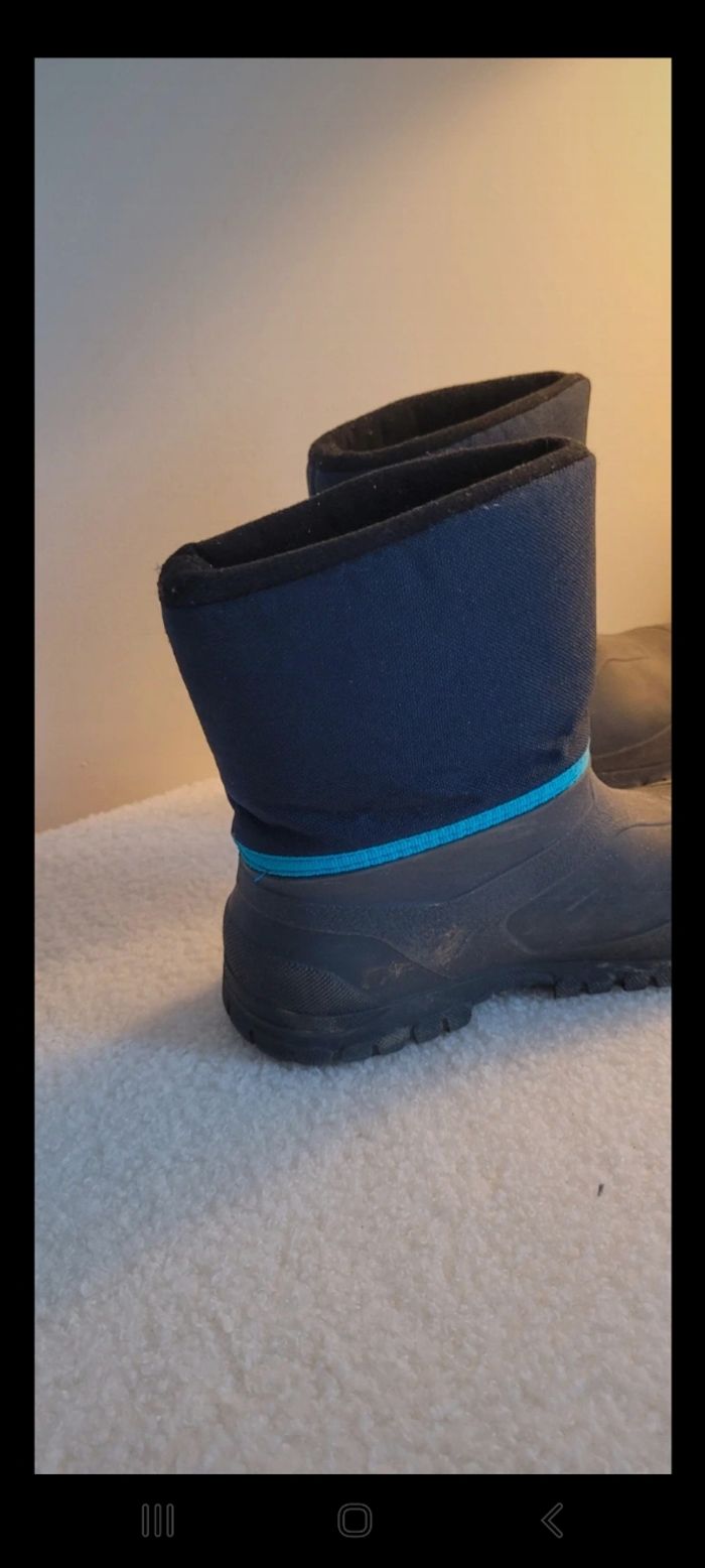 Boots neige - taille 32-33 - decathlon - très bon état - photo numéro 2