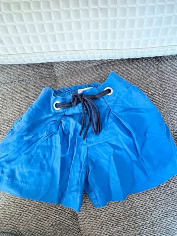 Short bleu fille Zara girl