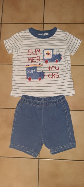 Ensemble short +tee-shirt