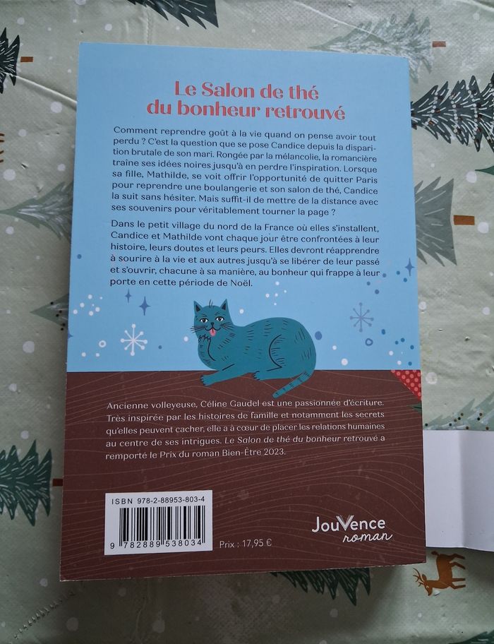 Livre " Le Salon de Thé du Bonheur Retrouvé " de Céline Gaudel 🐈🌾 - photo numéro 4