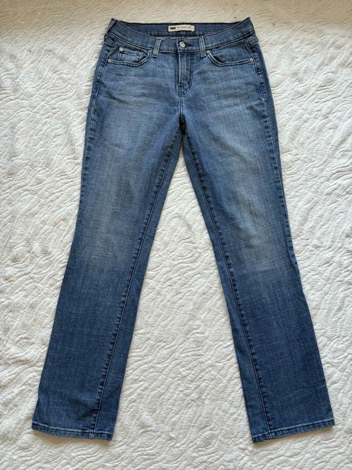 Jean levi’s 505 coupe straight leg droite bleu 00s y2k 2000s taille M/38 mi taille - rare - photo numéro 5