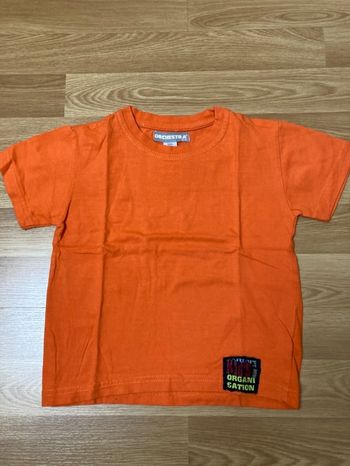 T short manches courtes orange