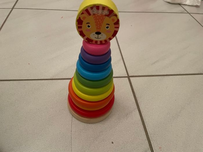 Tour à empiler en bois janod - photo numéro 3