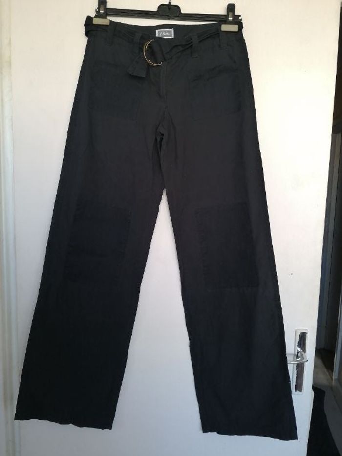 Pantalon jambe large