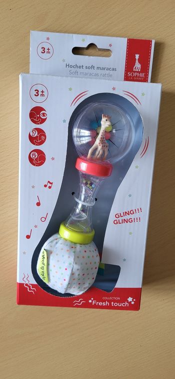 Neuf - Hochet Sophie la  girafe
