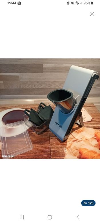 Mandoline PETRA..Pour découper des légumes et des fruits