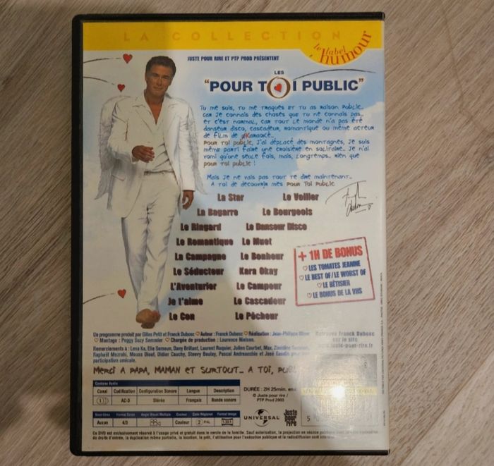 Dvd Franck Dubosc "Pour toi Public" 📀 - photo numéro 2