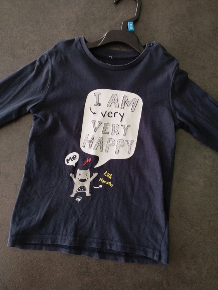 T-shirt manches longues taille 3 ans - photo numéro 2