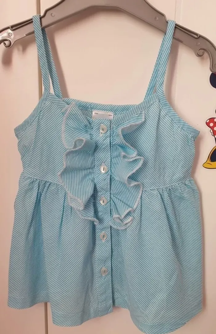 Petit haut à bretelles 2 ans