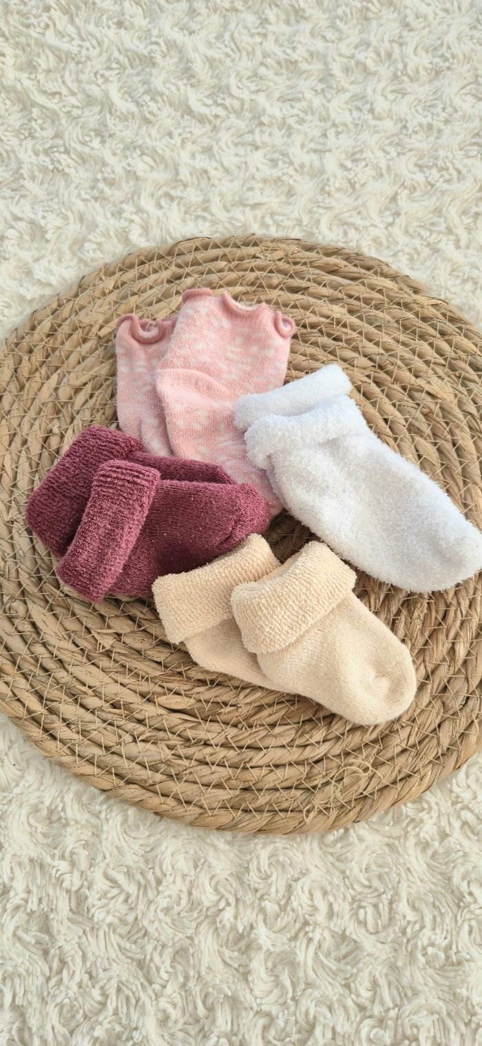 4 paires de chaussettes bébé fille