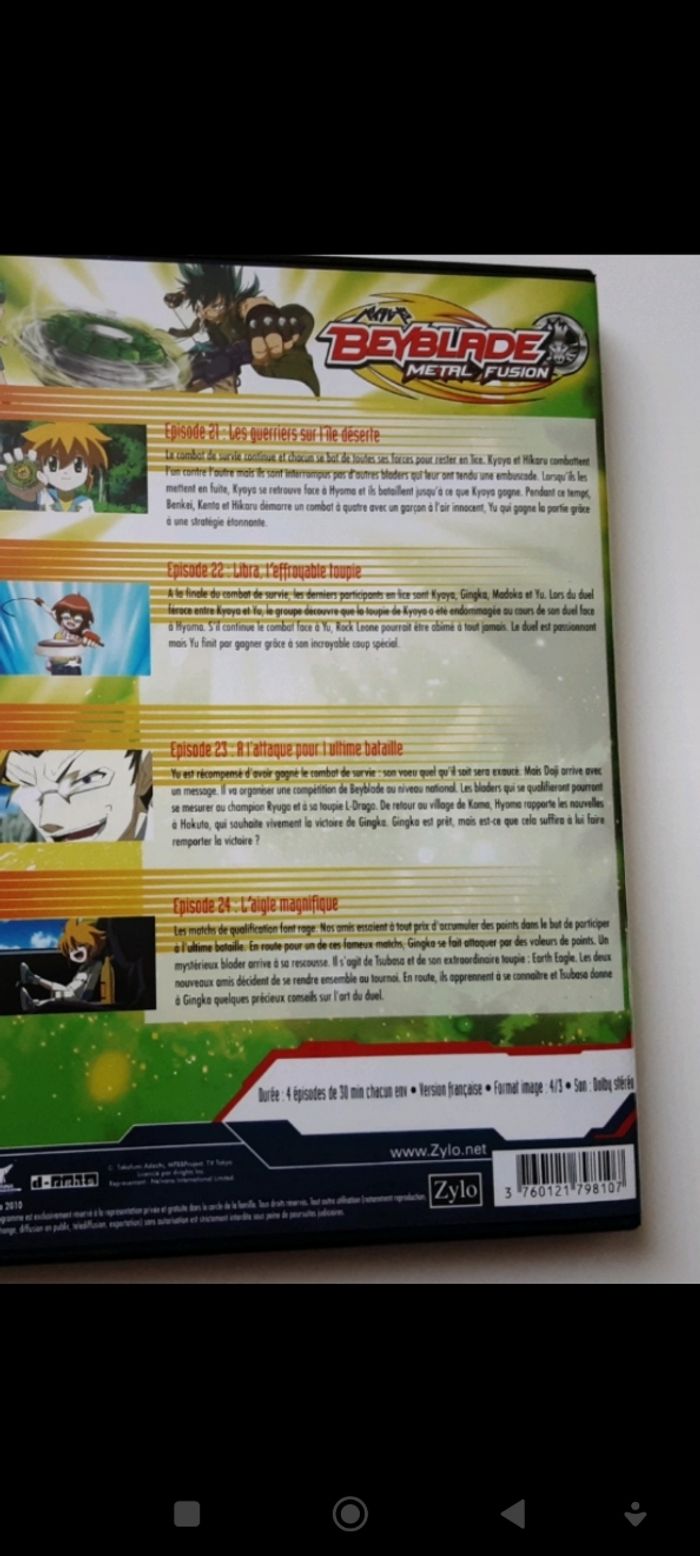 Lot DVD Beyblade - photo numéro 5