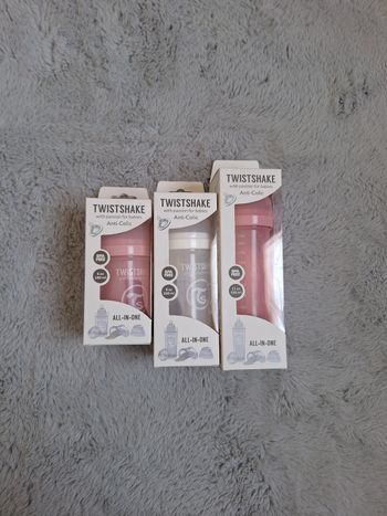 Lot de 3 biberon twistshake 