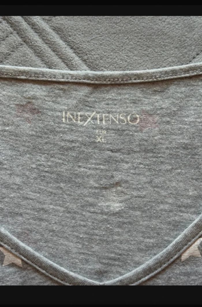T-shirt gris épaules dénudées - In Extenso - Taille XL - très bon état - photo numéro 5